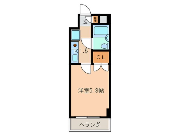 セザ－ル名古屋(404)の物件間取画像